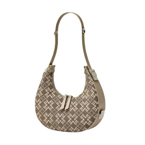 Woolen Crescent Canvas Bag - MRC STORE