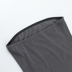 Women’s Tube Top Dress - Slim Waist Split My Store