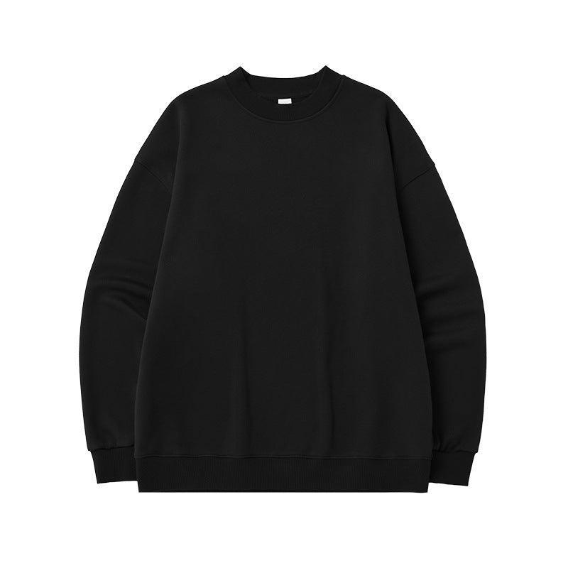 Fleece-lined Loose Casual Sweater - MRC STORE
