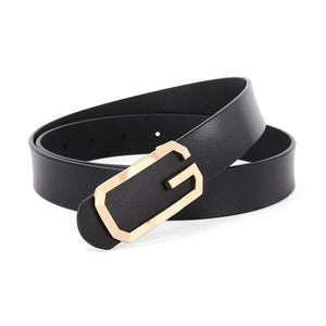 Genuine Leather Simple Smooth Buckle - MRC STORE