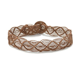 Vintage Woven Wooden Buckle Belt - MRC STORE