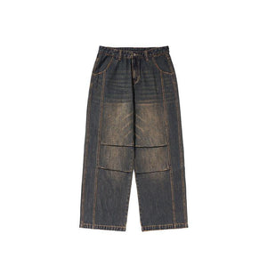 Men's Loose Retro Straight Jeans - MRC STORE