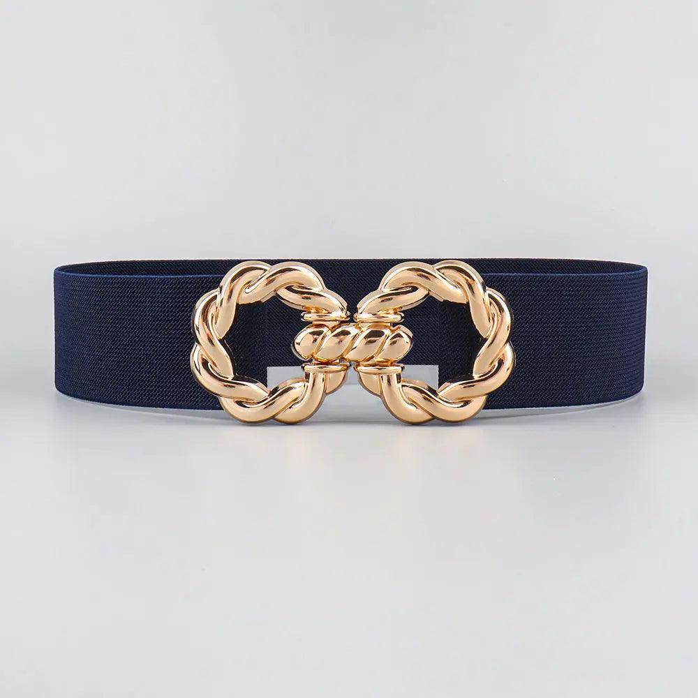 Decoration Round Metal Button down Belt - MRC STORE