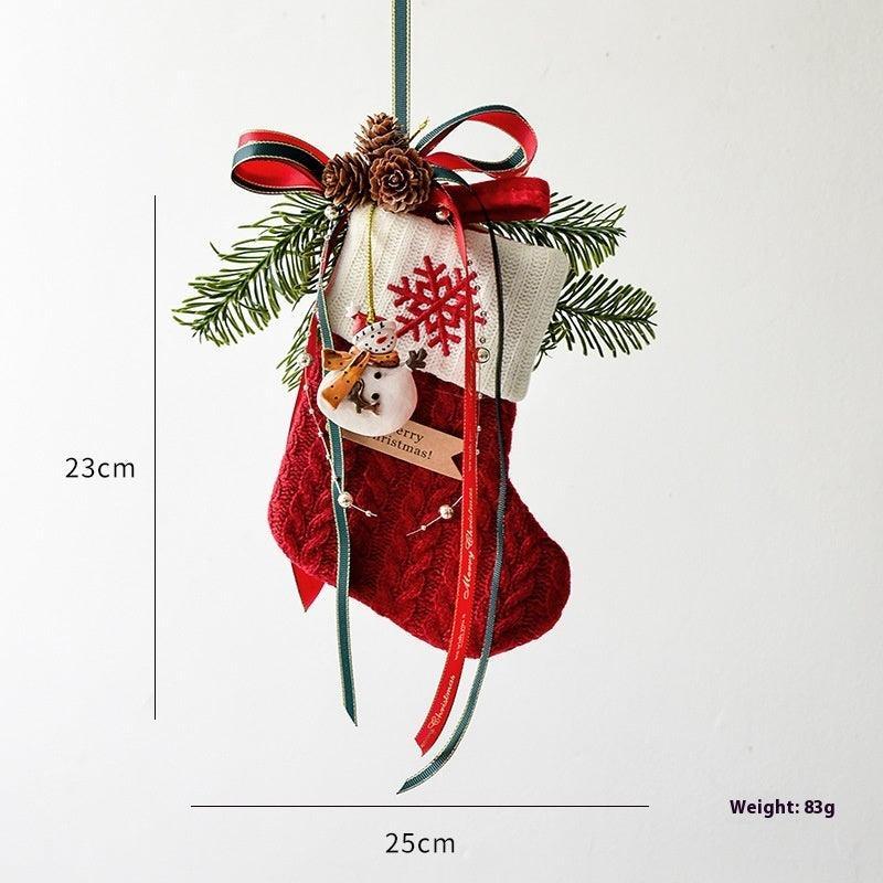 Knitted Christmas Stockings – Festive Decorations for Your Holiday Scene Layout - MRC STORE