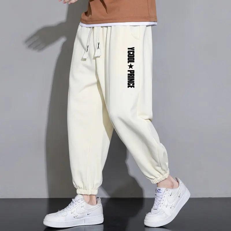 Cropped Casual Loose Long Pants - MRC STORE
