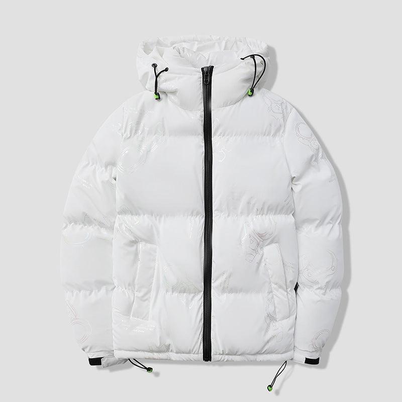 Winter Glossy Hooded Cotton Coat - MRC STORE