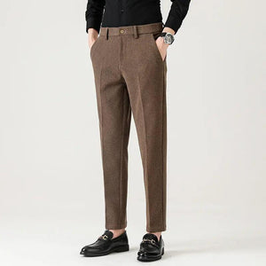 Woolen Men's Casual Stretch Suit Pants - MRC STORE