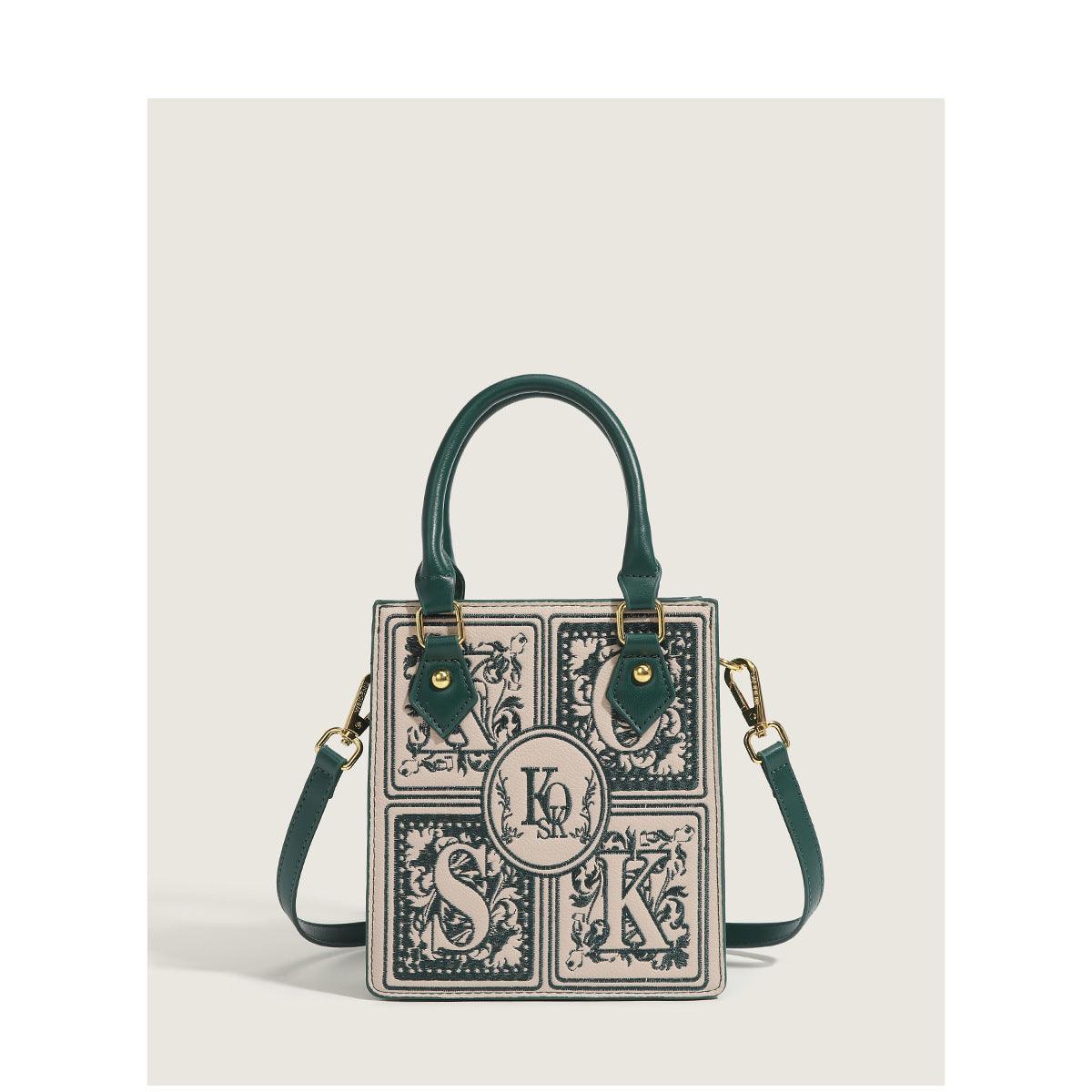 Trendy Early Autumn Embroidered Small Square Bag Fashion Essentials - MRC STORE