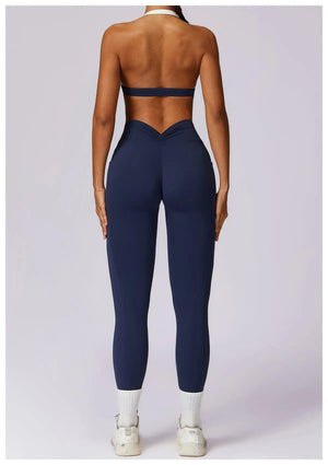 Spring Casual Contrast Color Yoga Suit - MRC STORE