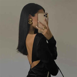 Chic Hollow Hip Dress