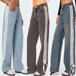 Fashionable Wide Leg Jeans - MRC STORE