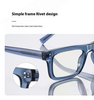 Men’s Square Glasses - TR90 Plain Style My Store