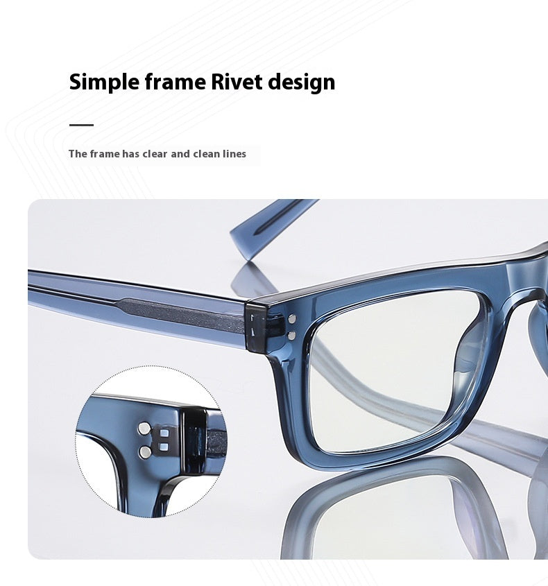 Men’s Square Glasses - TR90 Plain Style My Store