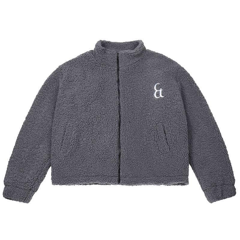 Men's Retro Sherpa Fleece Stand Collar Oversized Winter Coat - MRC STORE