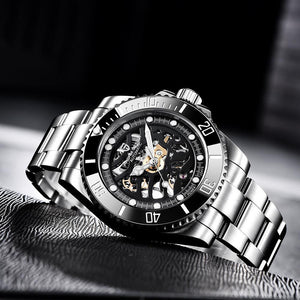 Pagani Design PD-1859 Steel Band Mechanical Watch - Luminous & Waterproof - MRC STORE