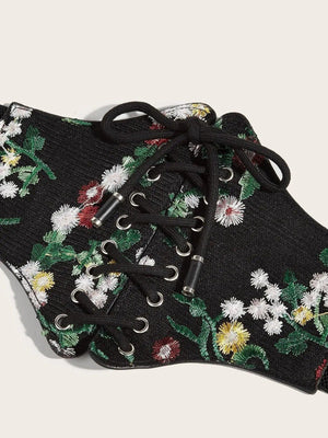 Floral Thick Belt - MRC STORE