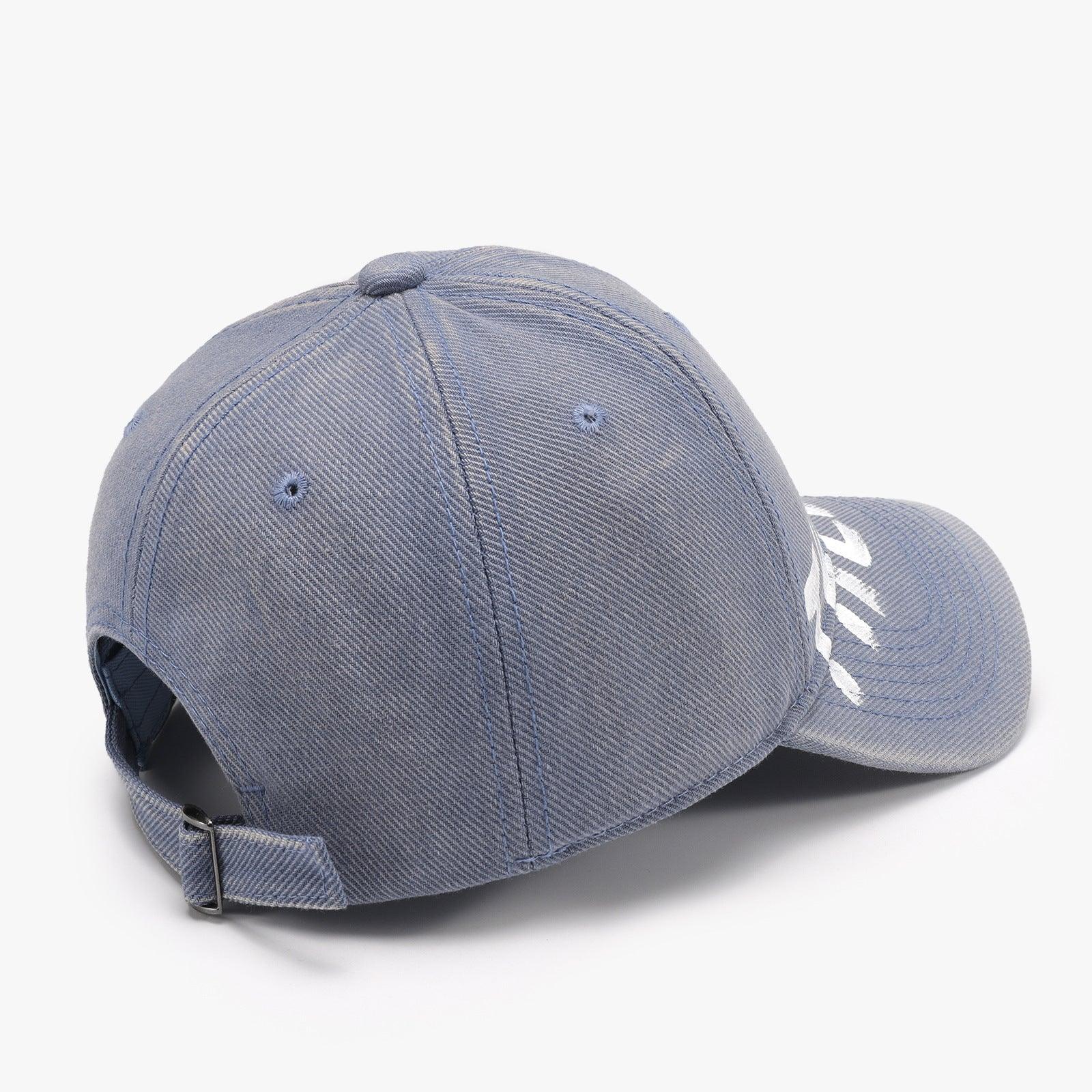 Letter Graffiti Curved Brim Soft Top Cap - MRC STORE