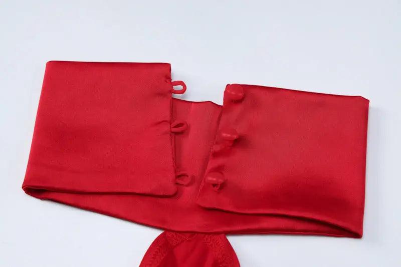 Navel Baring Two-Piece Skirt Suit - MRC STORE