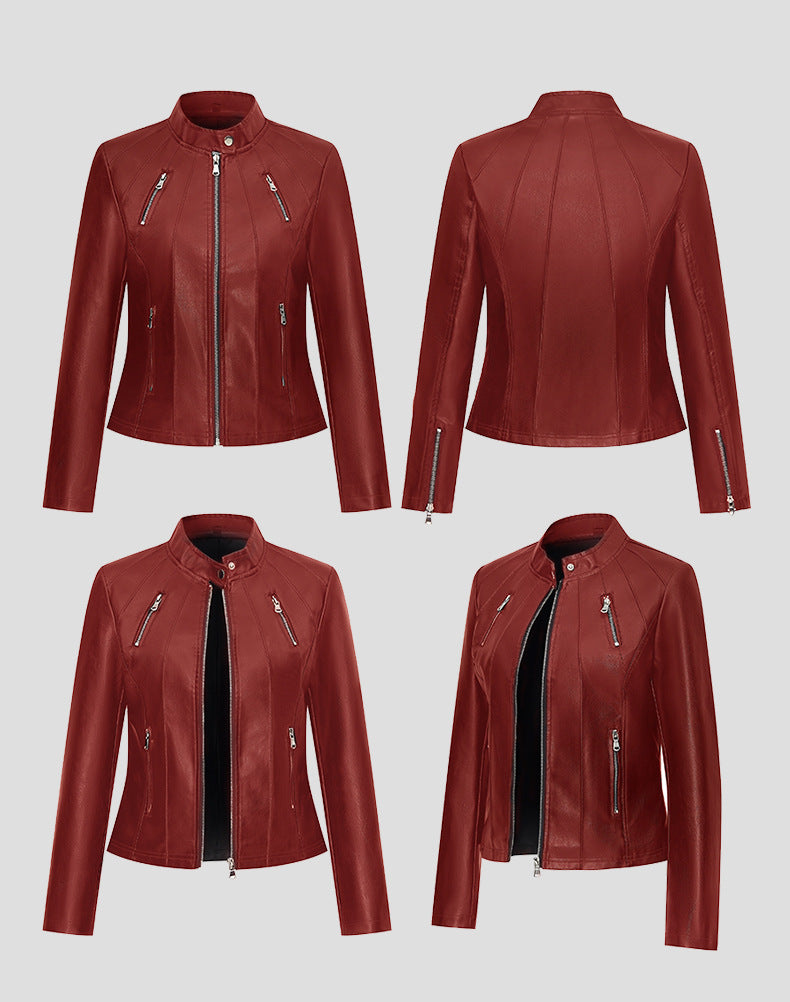 High-Grade PU Leather Jacket – Elegant & Stylish My Store