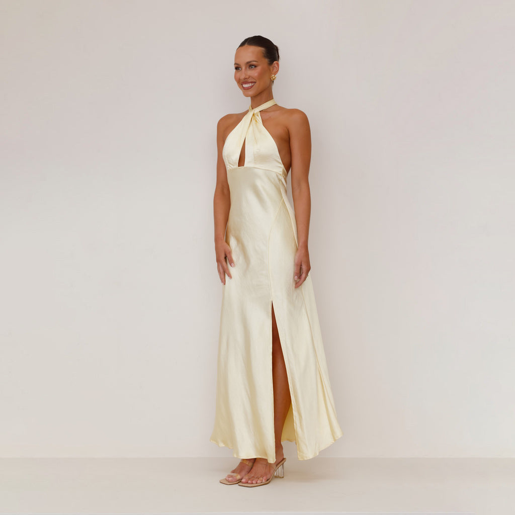 Women’s Sleeveless Dress - Backless Halter My Store