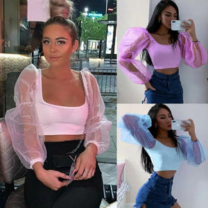 Elastic sleeve top - MRC STORE