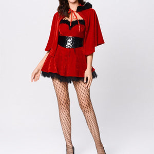 Christmas Costume Set – Women's Corduroy Cosplay Outfit - MRC STORE