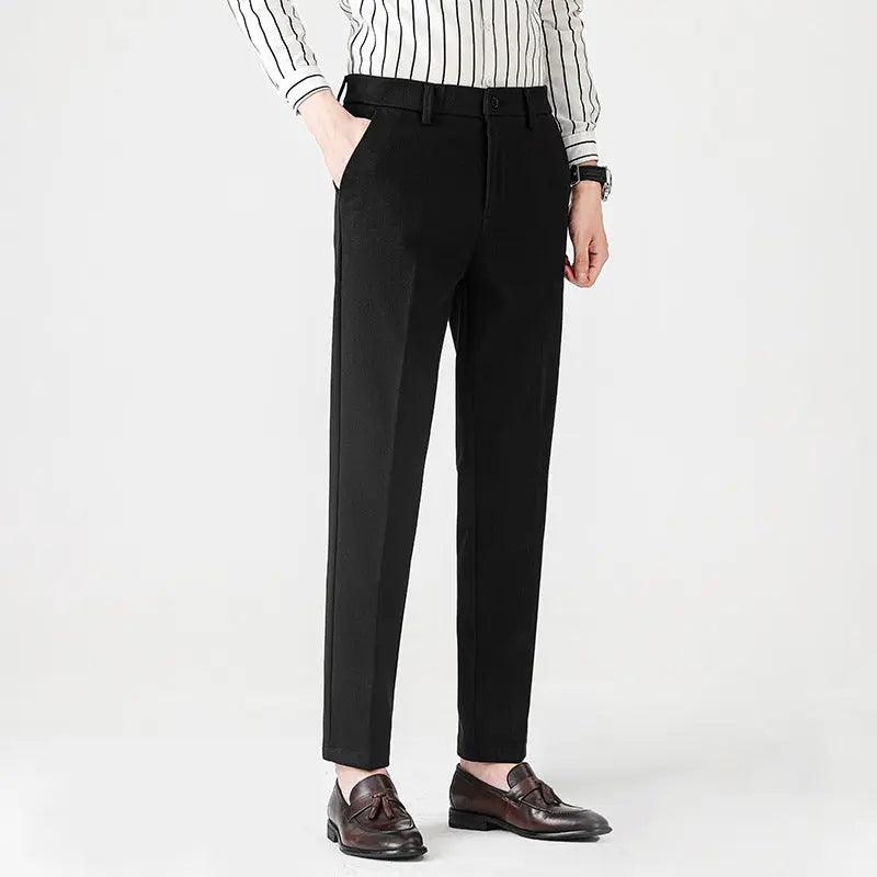 Woolen Men's Casual Stretch Suit Pants - MRC STORE
