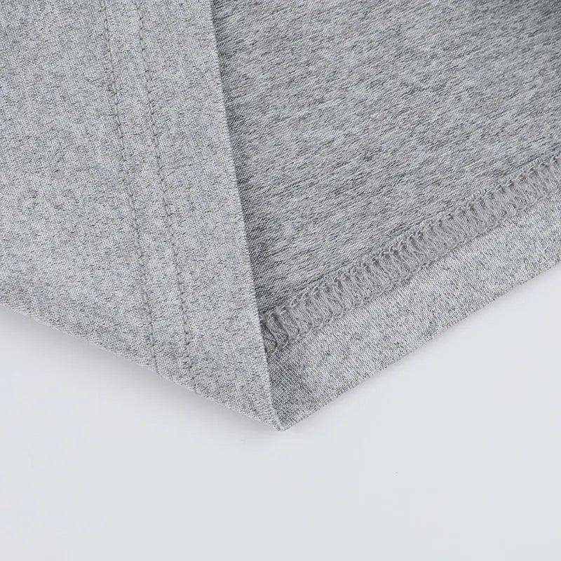 High Waist Printed Tight Shorts & Long Sleeve Top Set - MRC STORE