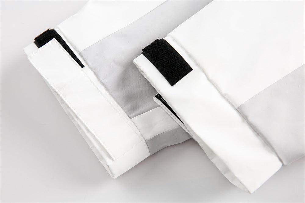 Outdoor Sports Contrast Color Hooded Zipper Jacket - MRC STORE