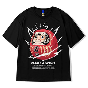 Hip Hop Loose Cotton Short Sleeve Tee - MRC STORE