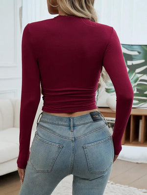 Slim-Fit Round Neck Tee - MRC STORE