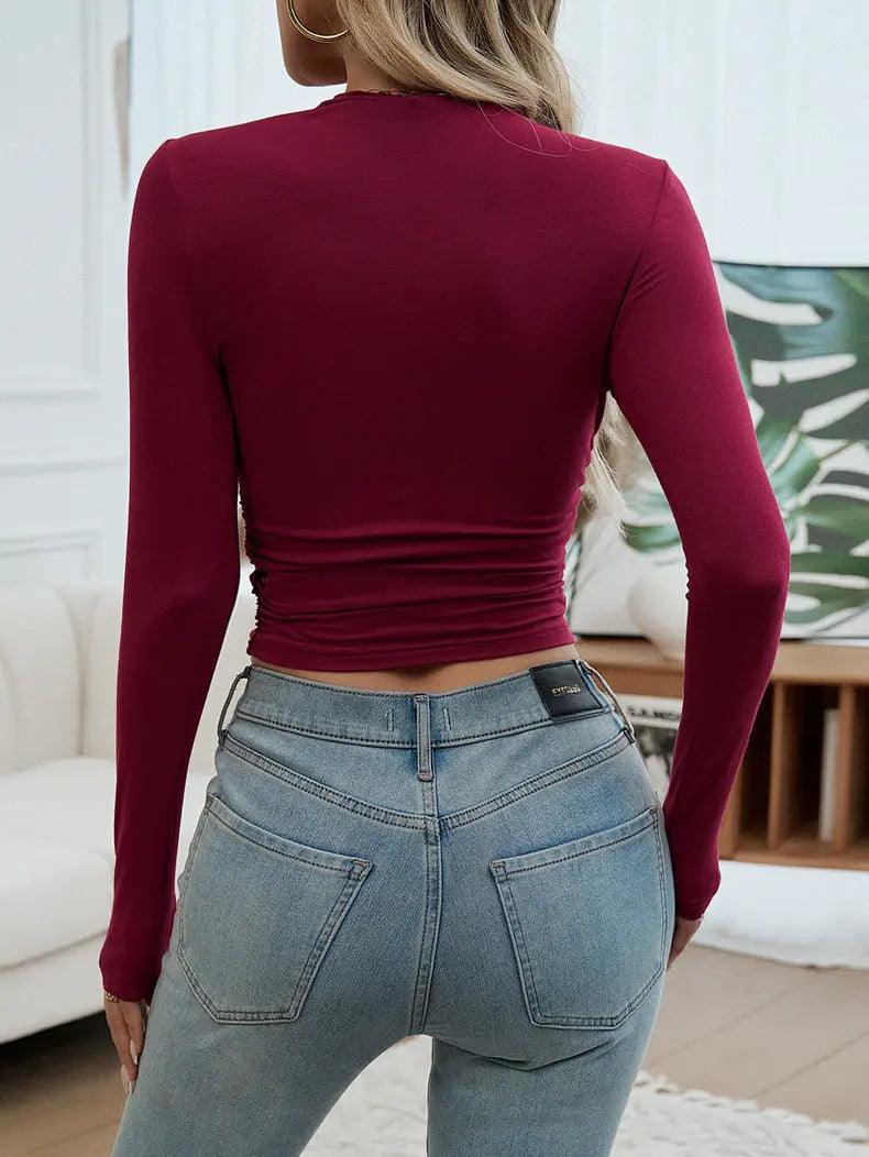 Slim-Fit Round Neck Tee - MRC STORE