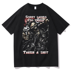 Men’s Graphic T-Shirt - Skull Taken Print My Store