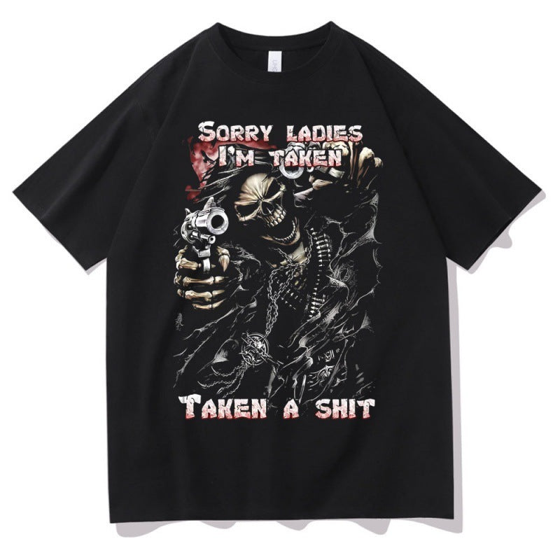 Men’s Graphic T-Shirt - Skull Taken Print My Store