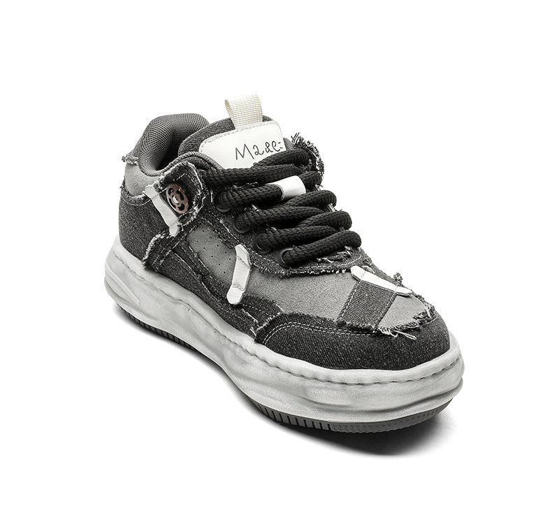 Special Interest Design Distressed Sneakers MRC STORE