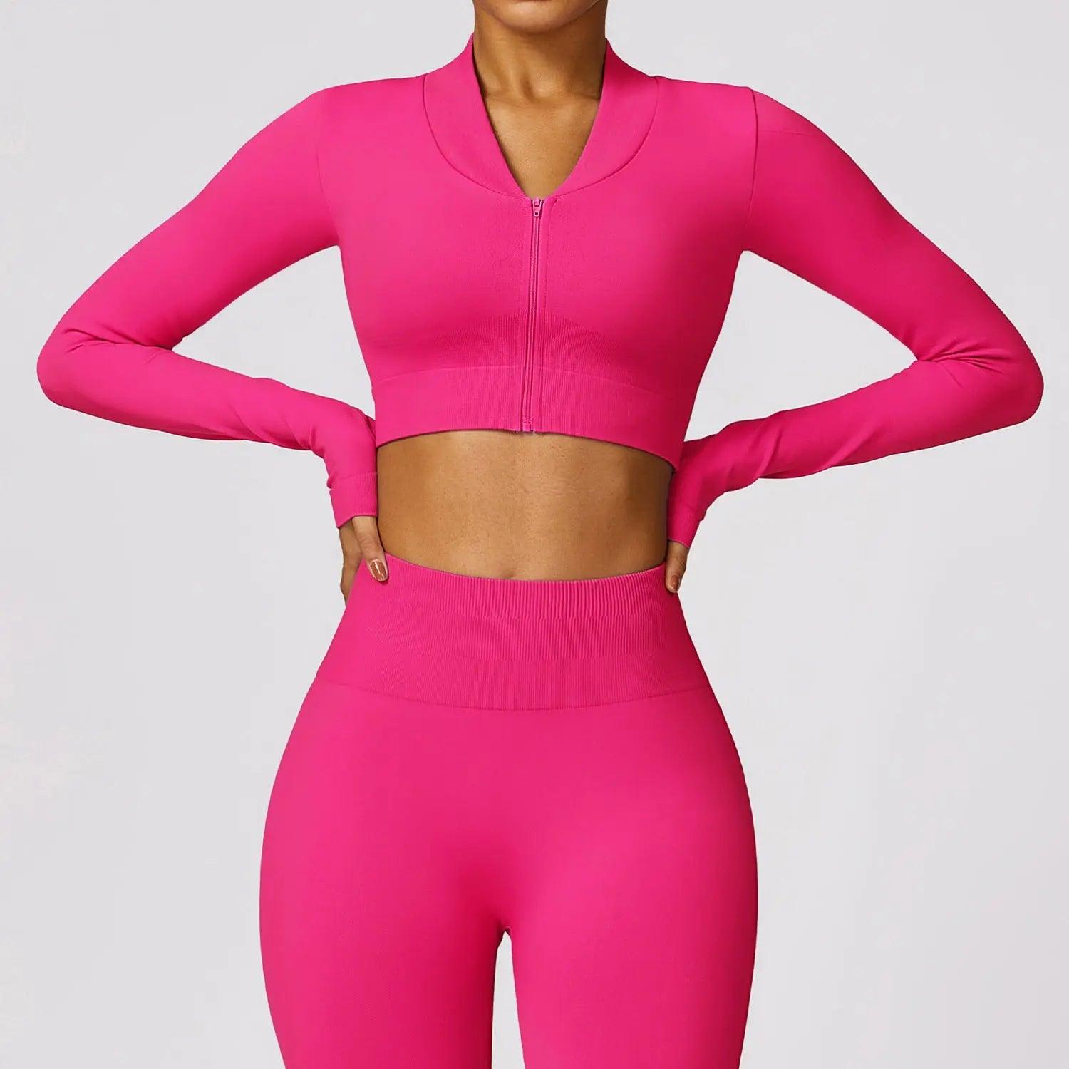 Seamless Nylon Cardigan - MRC STORE