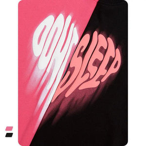 Unreal Heart Foam Print Crew Neck Sweatshirt - MRC STORE