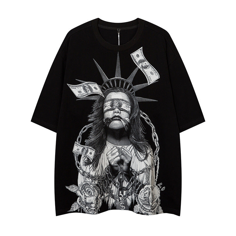 Men’s Street T-Shirt - Loose American Style My Store