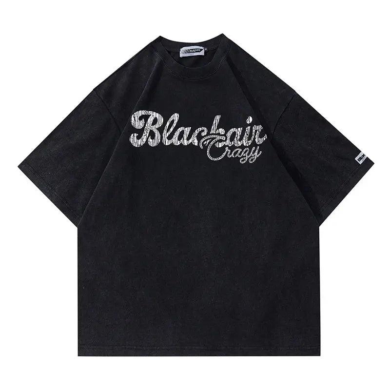 Loose Fit Cotton Short Sleeve T-shirt - MRC STORE