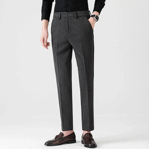 Woolen Men's Casual Stretch Suit Pants - MRC STORE