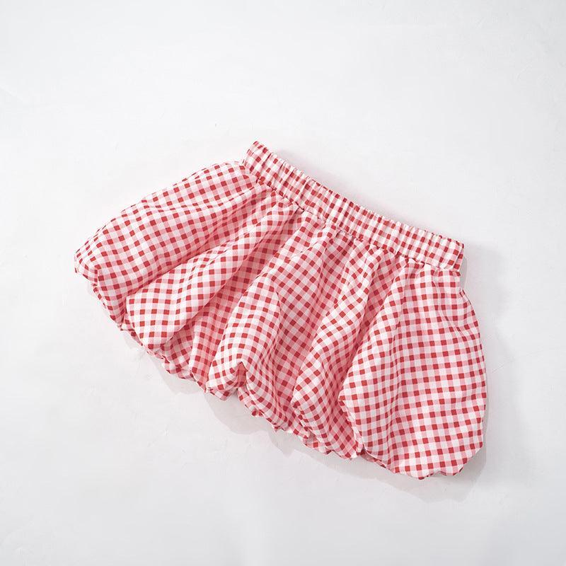 Women's Suit Set Cute Bow Decorative Plaid – Stylish and Adorable - MRC STORE