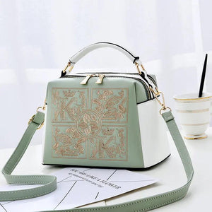 Embroidered Cross body Shoulder Bag - MRC STORE