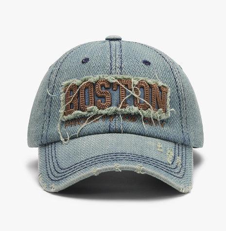 Men's 3D Embroidery Soft Peaked Cap – Adjustable Cotton Dome Hat for Outdoor Wear - MRC STORE