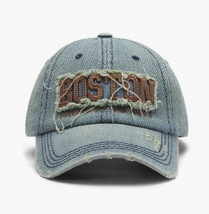 Men's 3D Embroidery Soft Peaked Cap – Adjustable Cotton Dome Hat for Outdoor Wear - MRC STORE
