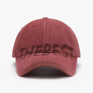 Letter Graffiti Curved Brim Soft Top Cap - MRC STORE