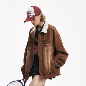 Vintage Punk Denim Jacket - MRC STORE