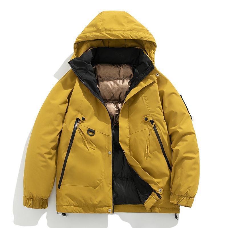Fashion Hooded Couple Jacket Warm Coat - MRC STORE