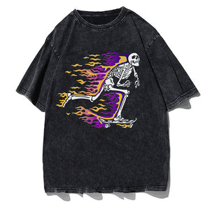 Unisex Oversized T-Shirt - Skull Cartoon My Store