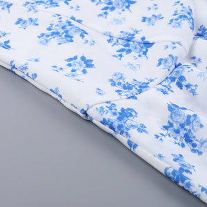 Fashionable Elegant Slim-fit Printed Tube Top A-Line Dress - High Waist My Store