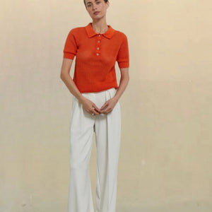 Women’s Knitwear Top - See-Through V-Neck My Store